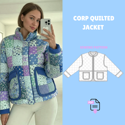Corp Quilted Jacket - PDF Sewing Pattern
