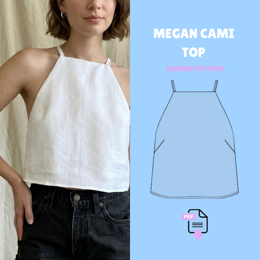 Megan Cami Top - PDF Sewing Pattern